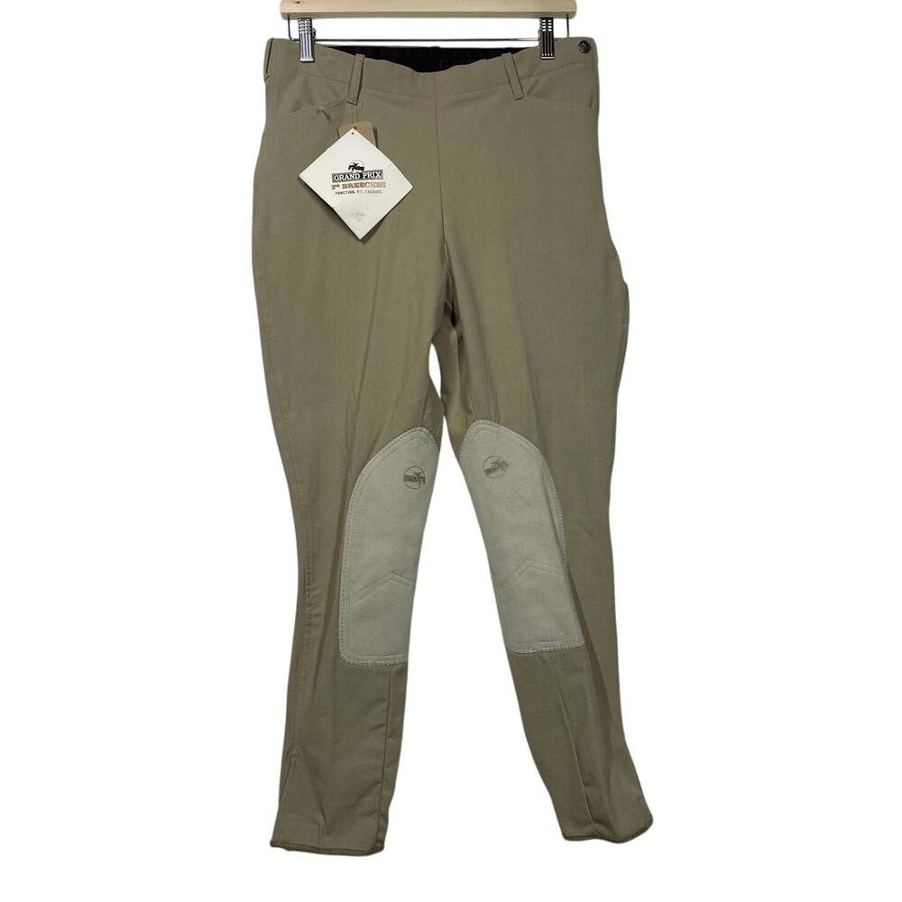 Grand Prix Frantisi USA Savannah Knee Patch Riding Breeches Dorlastan Size 32